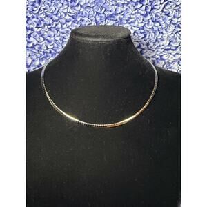 Stainless Steel Collar Necklace, 1/8" Thick, 17" Adjustable with 2" Extender and